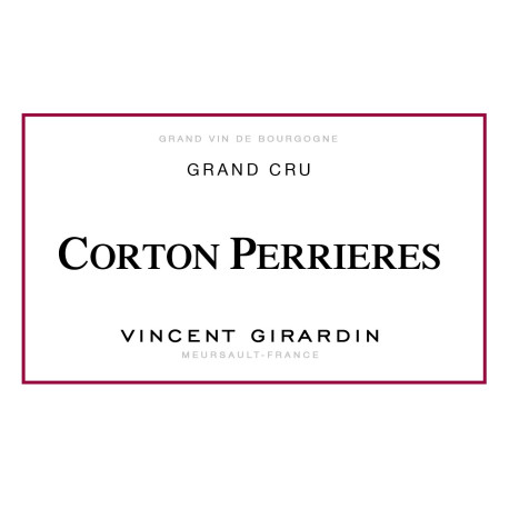 Vincent Girardin Corton "Perrières" Grand Cru 2018