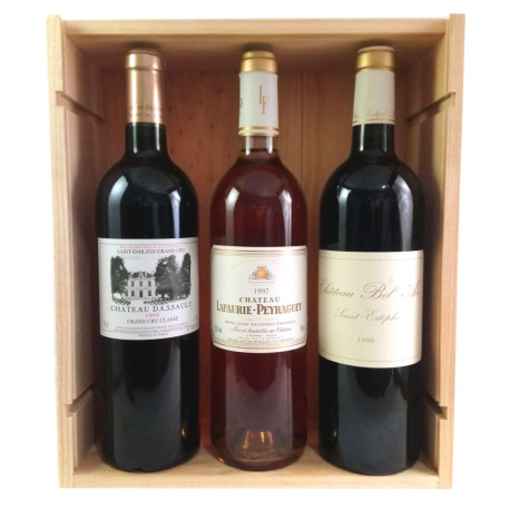 Wooden Box Bordeaux Old Vintages