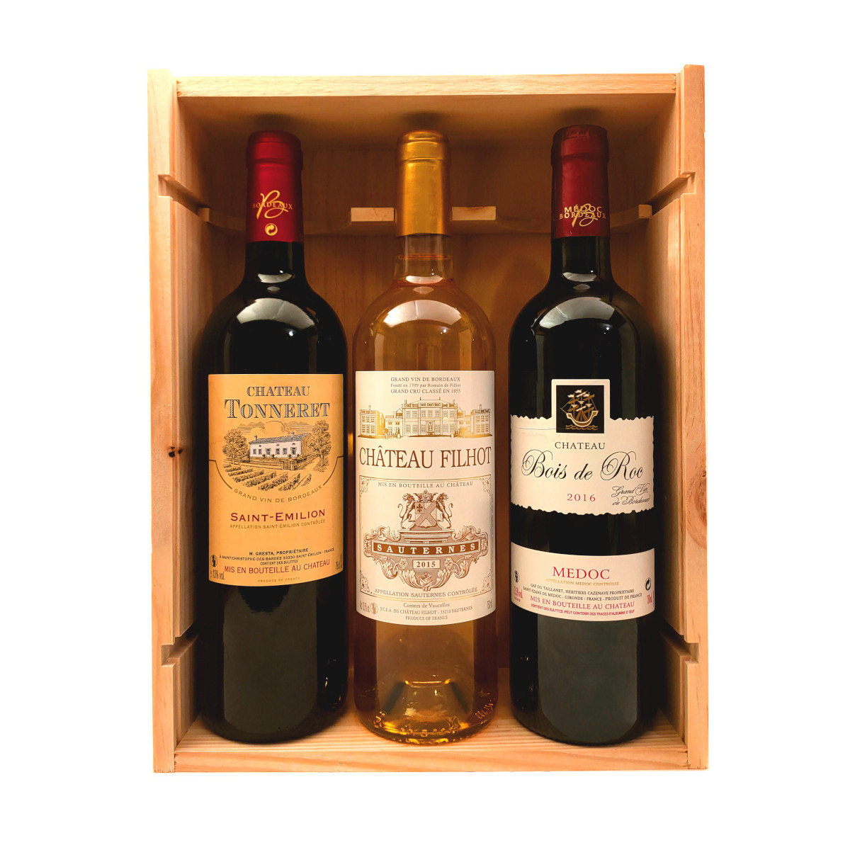 Coffret Prestige Vins de Bordeaux - Feel Rouge