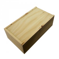 2 Bottles Wooden Box