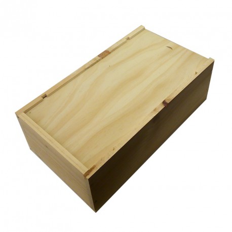 Caja de Madera 2 Botellas