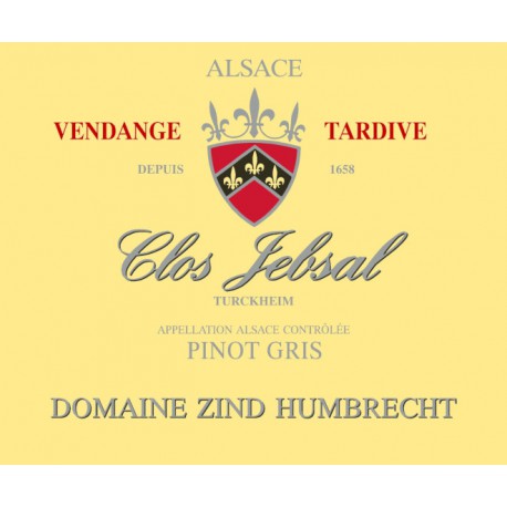 Zind Humbrecht Pinot Gris Clos Jebsal Vendanges Tardives 2006