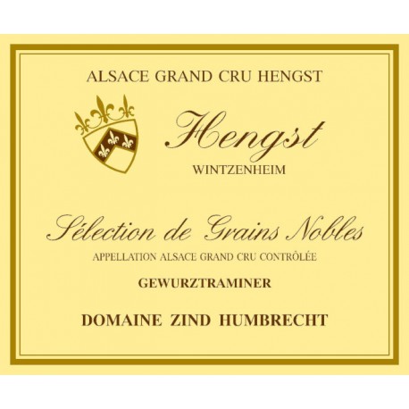 Zind Humbrecht Gewurztraminer Hengst Grand Cru Sélection de Grains Nobles 2008